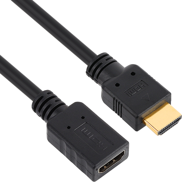 강원전자 넷메이트 NMC-HF015BN 4K 60Hz HDMI 2.0 연장 케이블 0.15m~1.5m - 상세 이미지 2