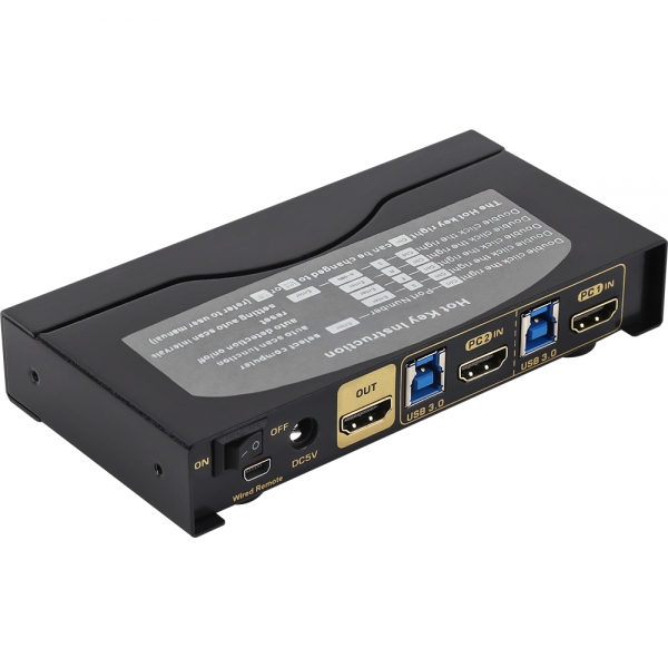강원전자 넷메이트 4K 60Hz HDMI KVM 2:1 스위치(USB) NM-HK4602 - 상세 이미지 3