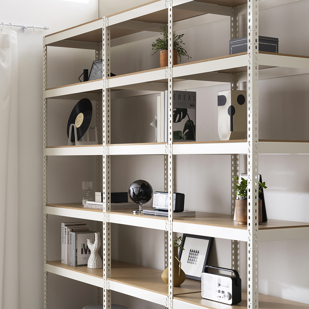 영진랙 철제선반 무볼트 조립식앵글 베란다 다용도실 영진앵글 6003002100 2단 독립형