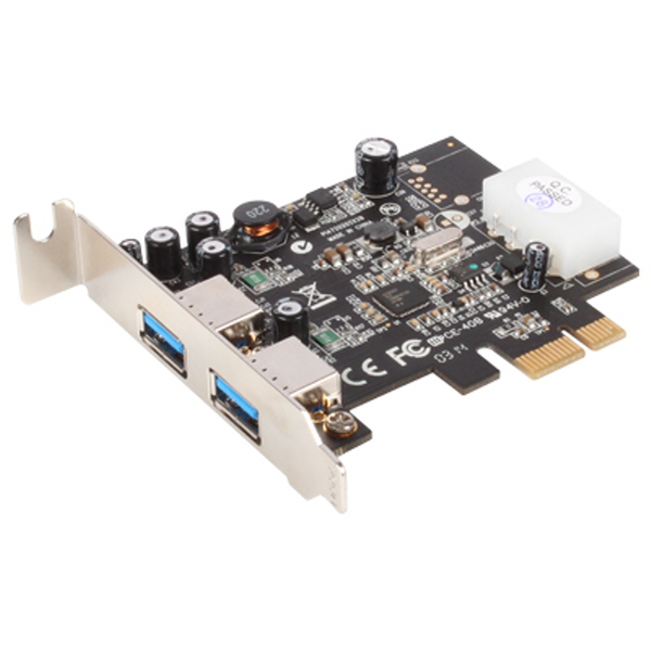 강원전자 넷메이트 USB3.1 Gen1 2포트 PCI Express 카드(Renesas/NEC)(슬림PC겸용) U-710 - 상세 이미지 2