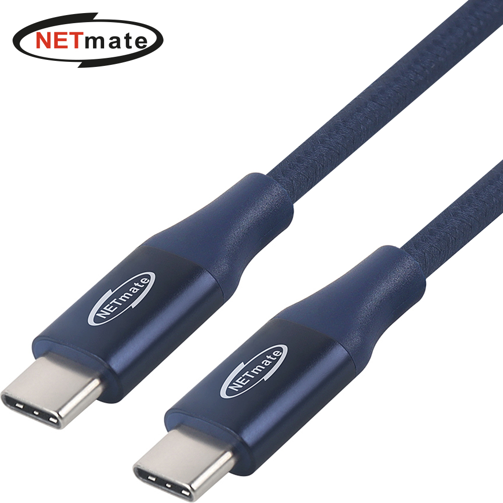 강원전자 넷메이트 USB2.0 C타입 5A 100W 고속충전 케이블 2m NM-UCC202PD - 메인 이미지