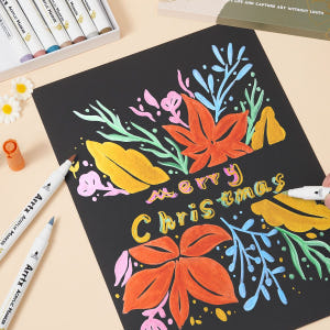 아트엑스 아크릴 마카펜 브러시형 메탈 12색 세트 실사용 후기 | 효과 있을까? - 상품 이미지 2