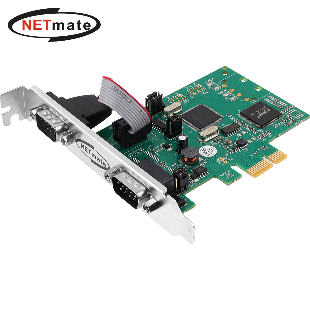 강원전자 넷메이트 PCI Express 2포트 RS422/485 시리얼카드(슬림PC겸용) NM-SSP422 - 메인 이미지