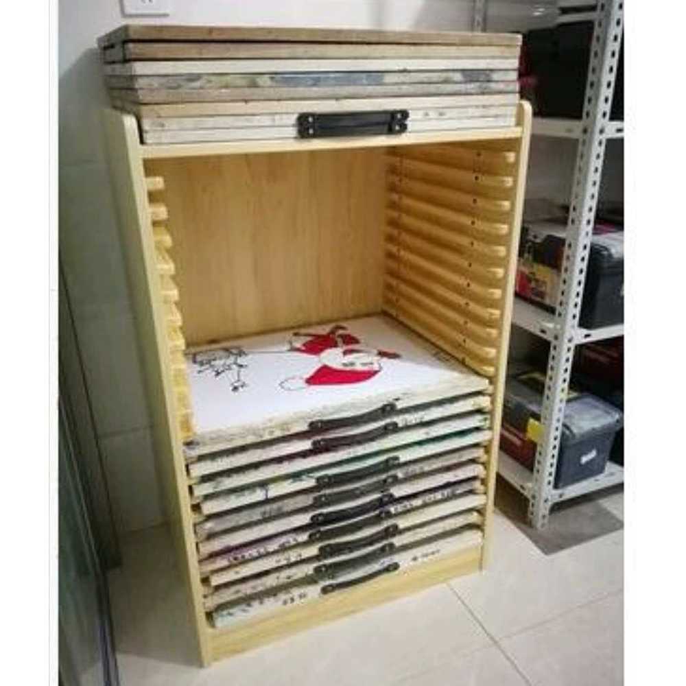 캔버스 도화지 정리함 캔트지 미술실 작품 보관함 랙 - 상품 이미지
