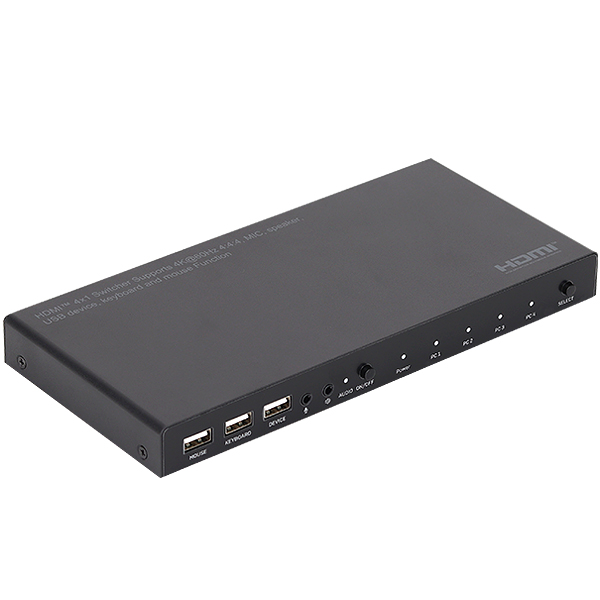 강원전자 넷메이트 4K 60Hz HDMI 2.0 KVM 4:1 스위치(USB) NM-PTK02 - 상세 이미지 2