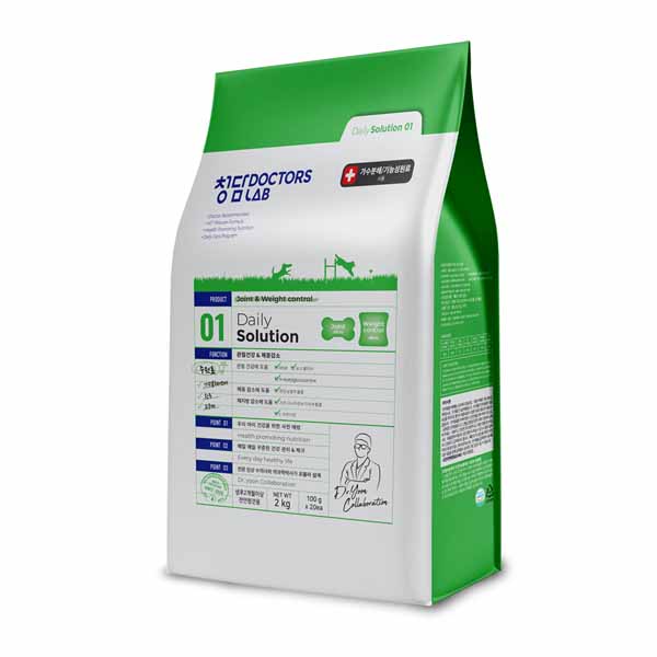 강아지 저알러지 가수분해 사료 청담닥터스랩 2kg 스킨 코트 - 상세 이미지 2