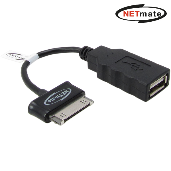 강원전자 넷메이트 갤럭시탭(10.1/8.9 전용) USB OTG 케이블(블랙) NM-OTG-03GTBK - 상품 이미지