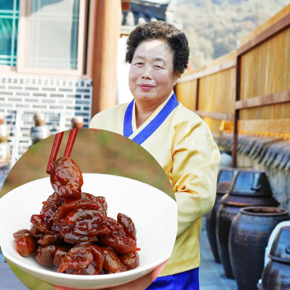 순창 청매실장아찌 아삭아삭 고추장 매실 짱아치 김용순전통식품 500g, 1개 - 메인 이미지