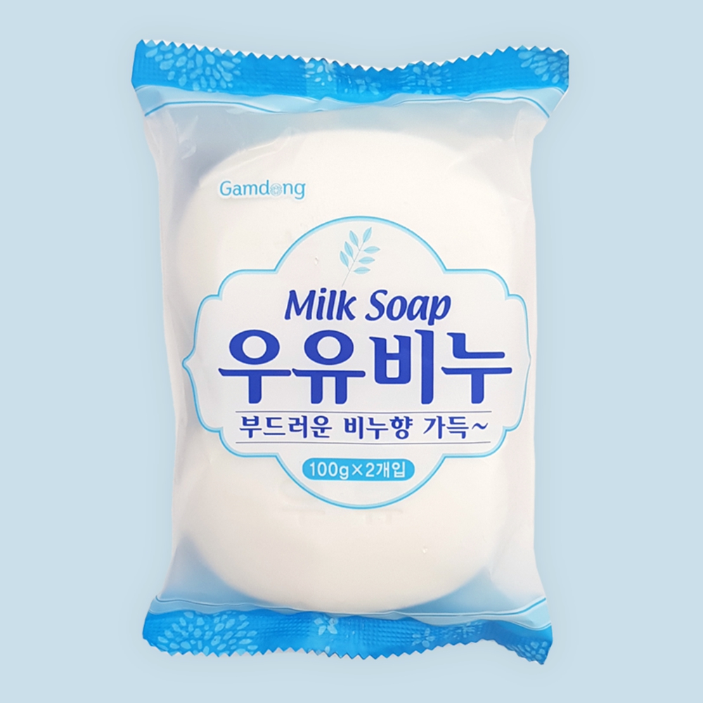 우유비누 2개입 3+3 세수비누 뷰티바 - 상세 이미지 3