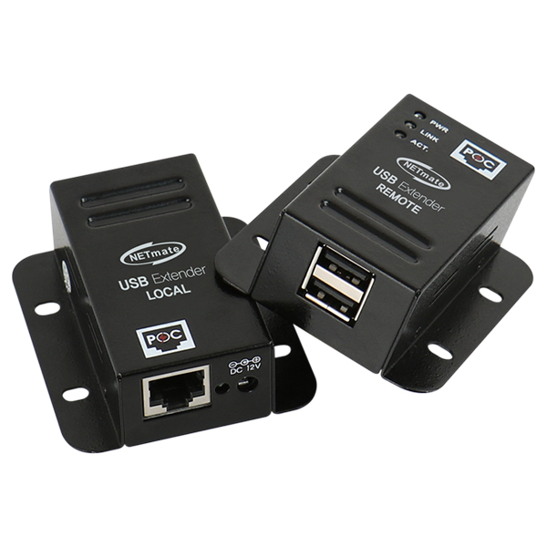 강원전자 넷메이트 USB2.0 2포트 리피터(RJ-45/50m)(전원 아답터 포함) KW-412C - 상세 이미지 2