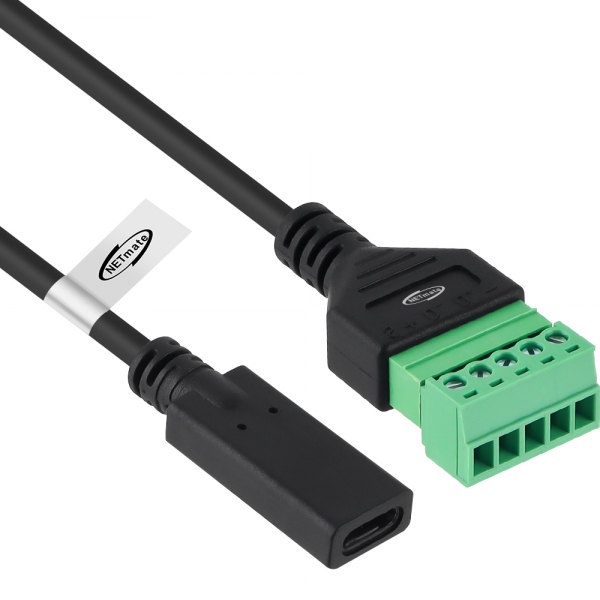 강원전자 넷메이트 USB2.0 CF / 터미널 블록 케이블 1m NM-TG07 - 상세 이미지 2