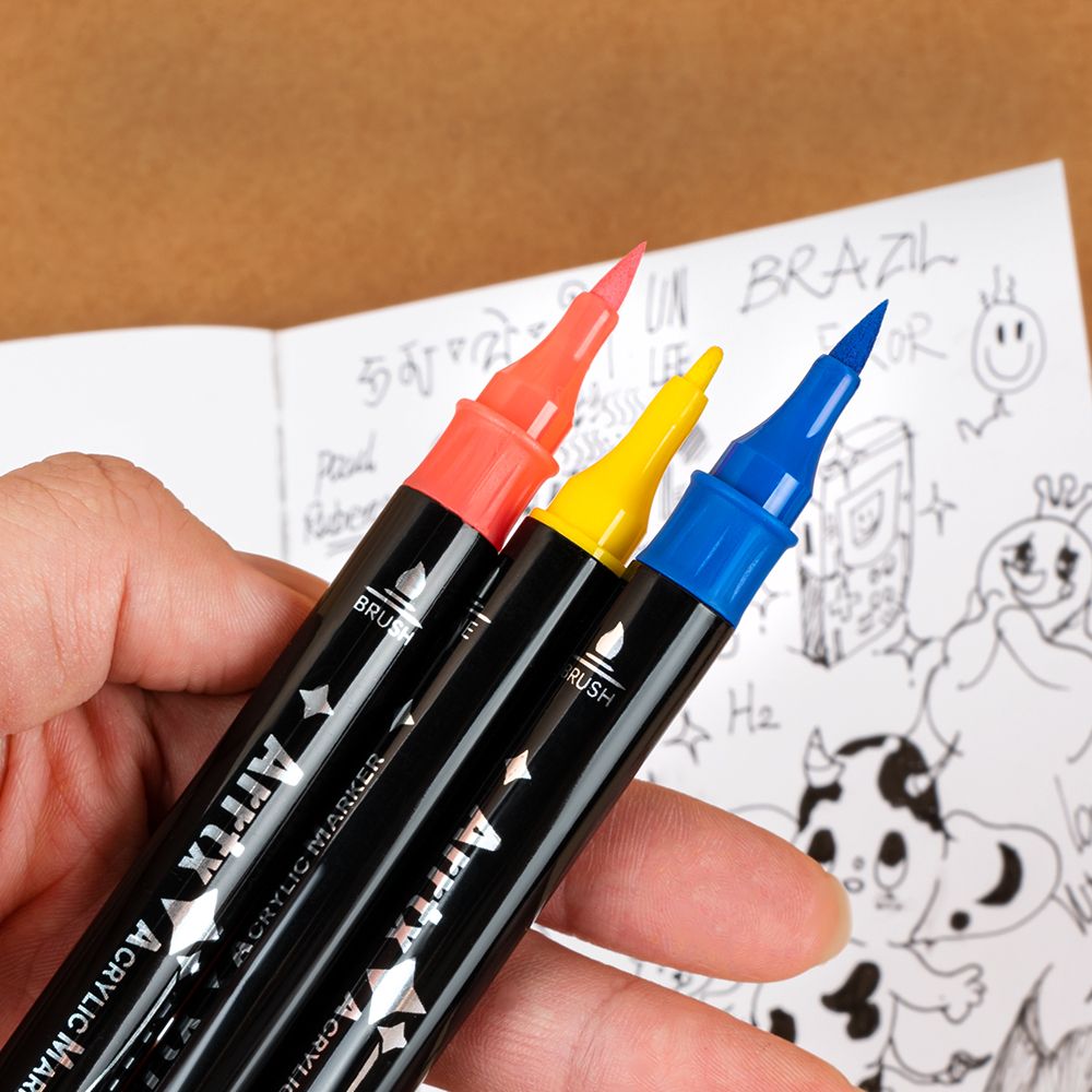 아트엑스 아크릴 마카펜 표준형 32색 세트 전문가용 상세 이미지 8