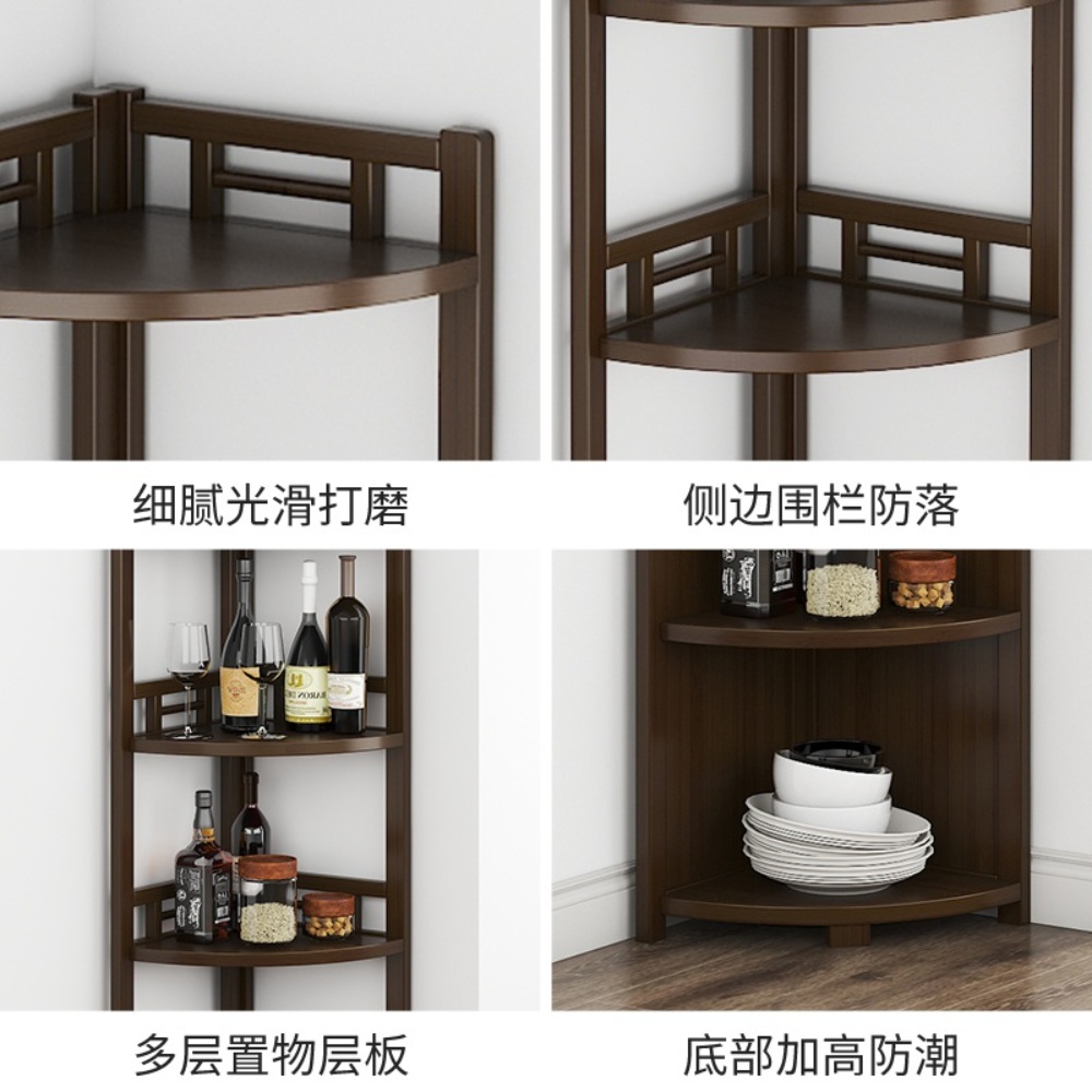코너수납장 슬림 구석 모서리 틈새 코너장 선반 책장 코너수납 틈새장 거실 - 상세 이미지 3