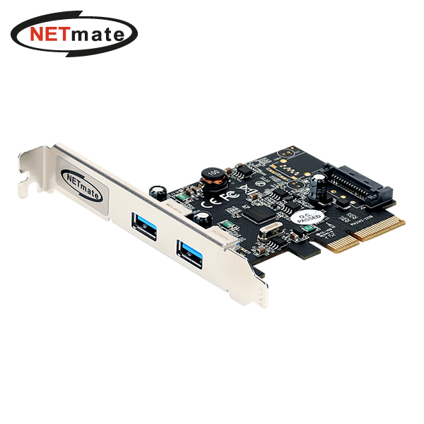 강원전자 넷메이트 USB3.1 Gen2 2포트 PCI Express 카드(슬림PC겸용) U-1780 - 상품 이미지