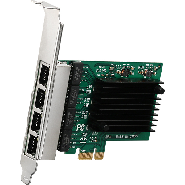 강원전자 넷메이트 PCI Express 쿼드 기가비트 랜카드(Realtek)(슬림PC겸용) NM-SWC02 - 상세 이미지 2