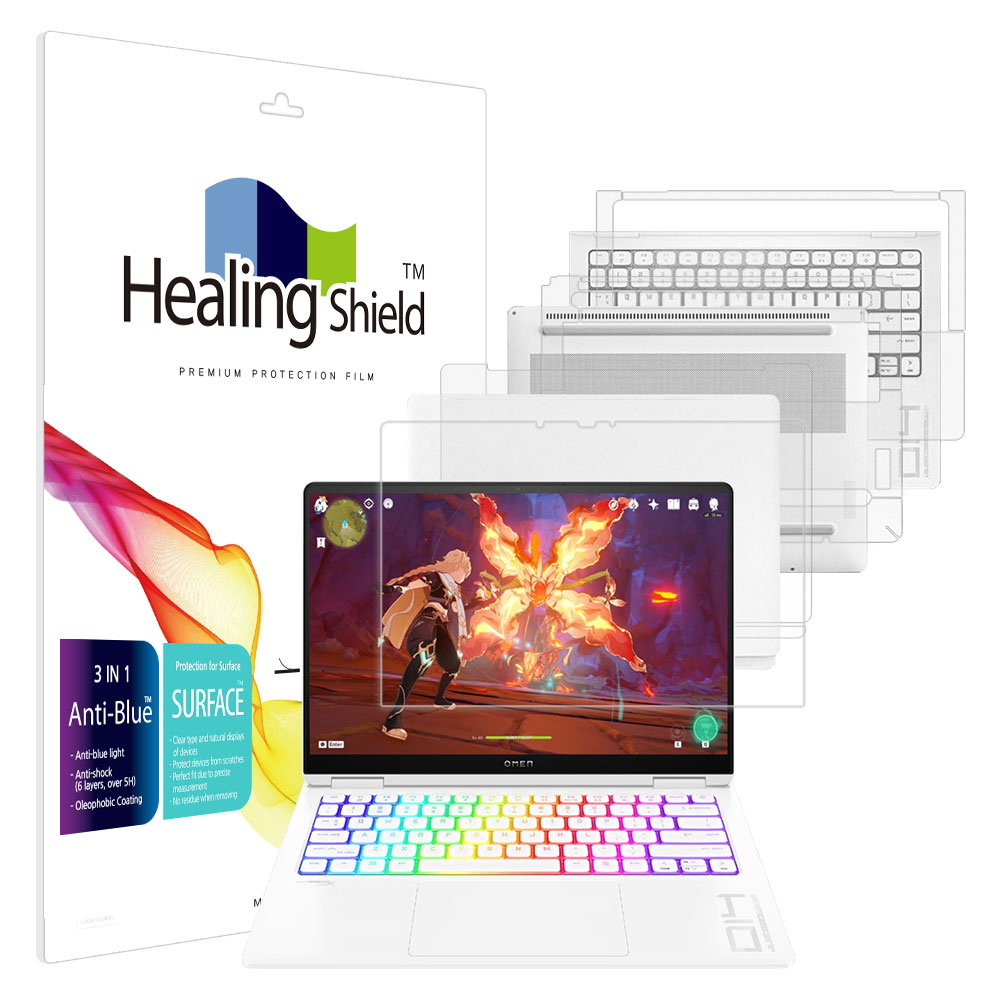 HP 오멘 14 슬림 fb0038TX 블루라이트차단 액정보호필름1매 외부3종 - 상품 이미지