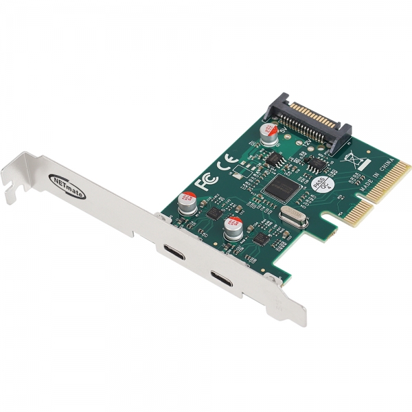 강원전자 넷메이트 USB3.1 Gen2 Type C 2포트 PCI Express 카드(슬림PC겸용) NM-SWC05 - 상세 이미지 2