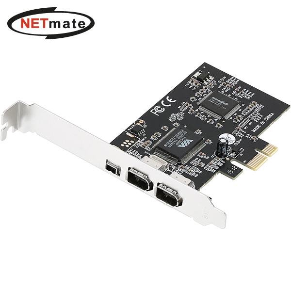 강원전자 넷메이트 IEEE1394A 3포트 PCI Express 카드(VIA)(슬림PC겸용) NM-SWT3 - 상품 이미지