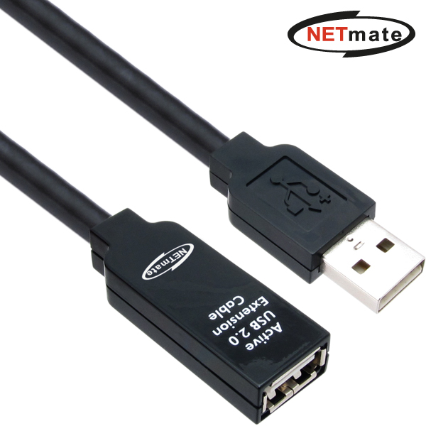 강원전자 넷메이트 USB2.0 리피터 40m (전원 아답터 포함) CBL-203D-40M