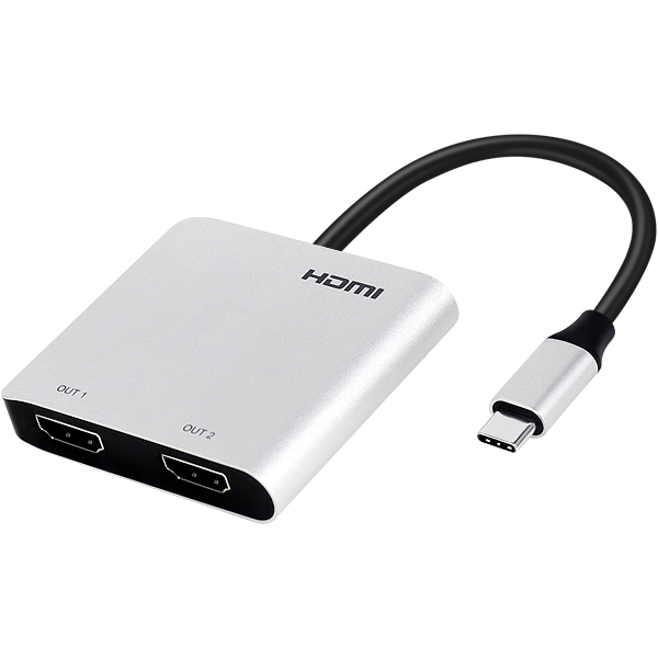 강원전자 넷메이트 USB Type C to 듀얼 HDMI 컨버터(MST 지원) NM-PTS08 - 상세 이미지 2