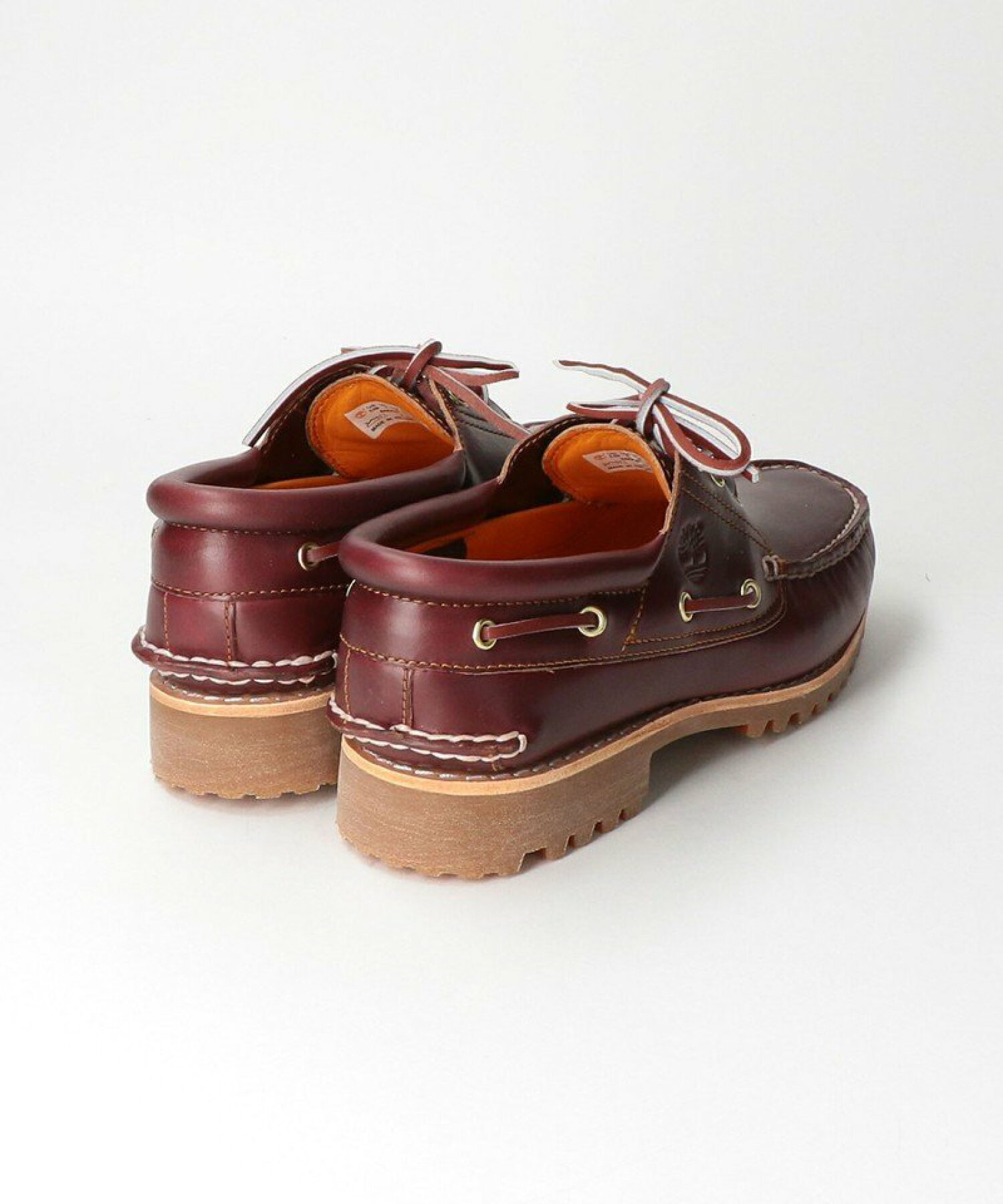 팀버랜드 Timberland 빔즈 어센틱 클래식 버건디 3eye 러그 구두 로퍼 - 상세 이미지 4