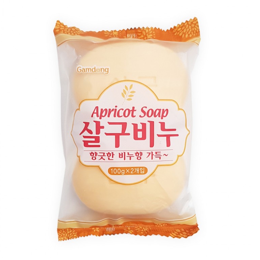 살구비누 2개입 3+3 클렌징바 세안비누 - 상세 이미지 2