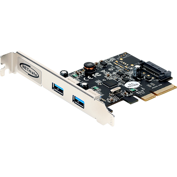 강원전자 넷메이트 USB3.1 Gen2 2포트 PCI Express 카드(슬림PC겸용) U-1780 - 상세 이미지 2