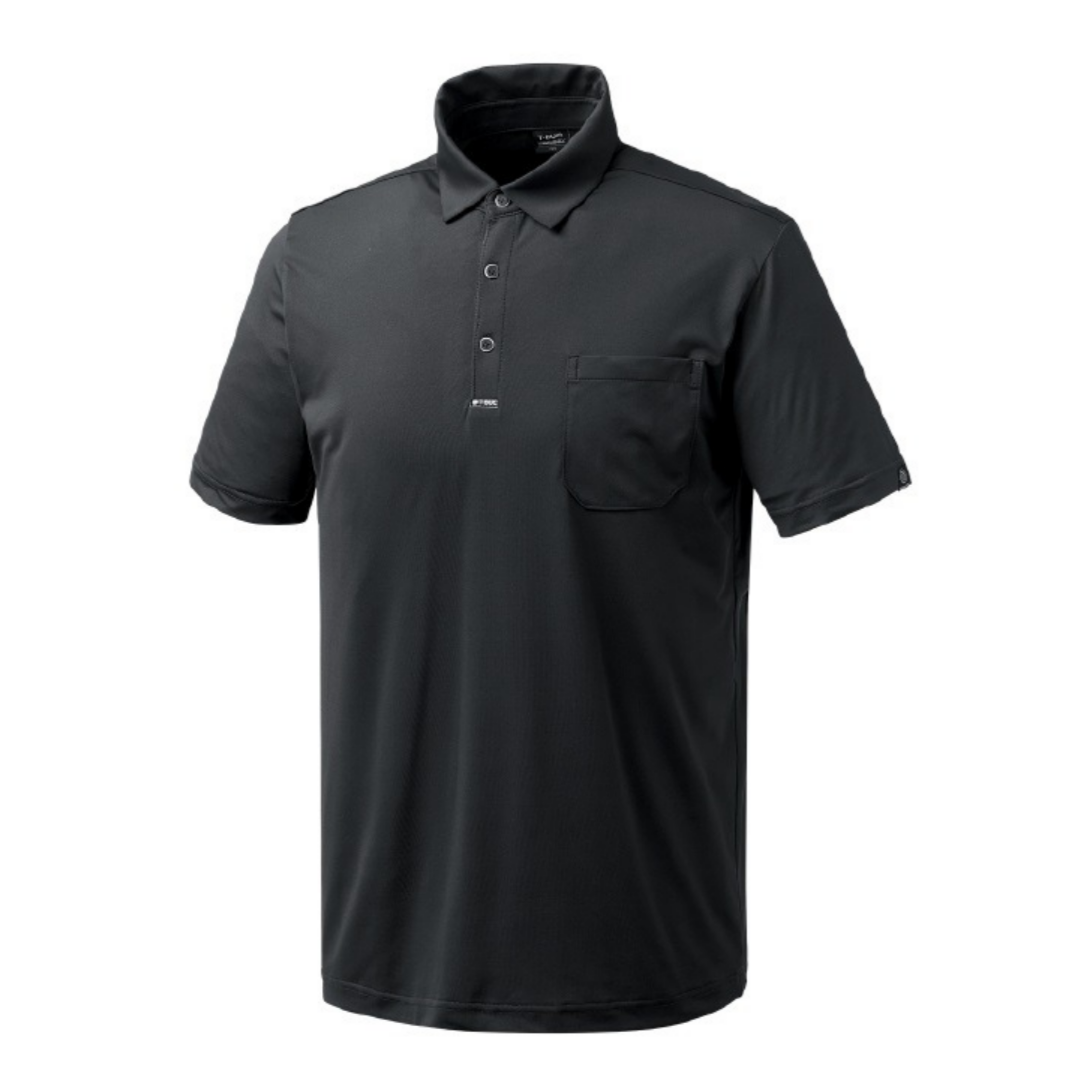 TBT-1604 티뷰크 슈퍼드라이 반팔티셔츠 챠콜 군납용 춘하복 단체복 - 상품 이미지