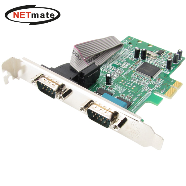강원전자 넷메이트 2포트 PCI Express 시리얼카드(MOS)(슬림PC겸용) NMS-ES2 - 메인 이미지