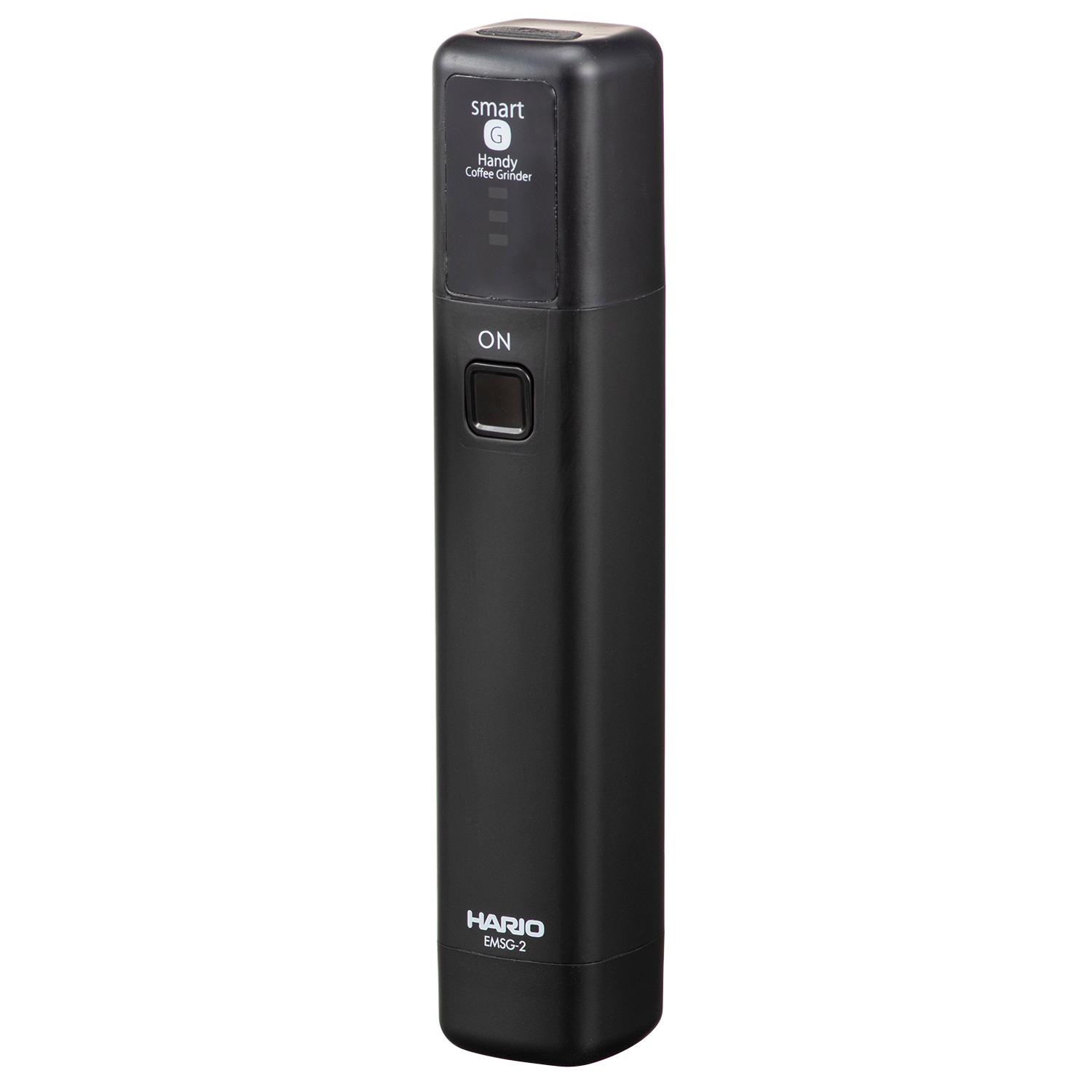 하리오 HARIO 밀스틱 휴대용 커피밀 전동커피 USB 충전 EMS-1B 블랙 - 상품 이미지