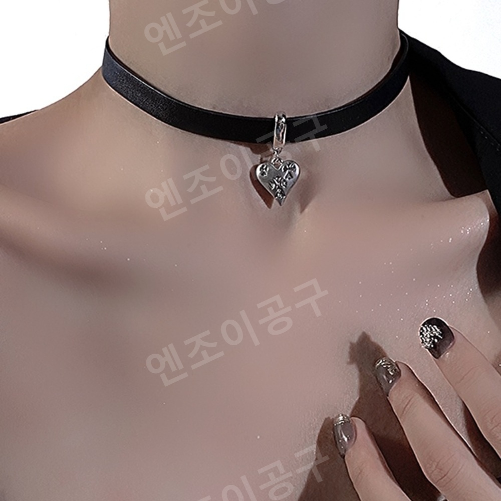 런닝맨 705회 아이브 레이 초커 목걸이 레트로 y2k 의상 옷 패션 - 메인 이미지
