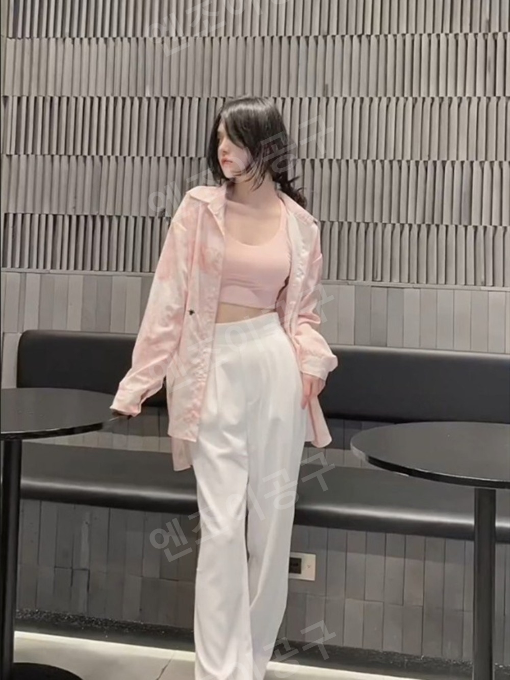 동상이몽2 342회 신기루 셔츠 블라우스 프렌치 자외선 차단 의상 옷 패션 - 상세 이미지 3