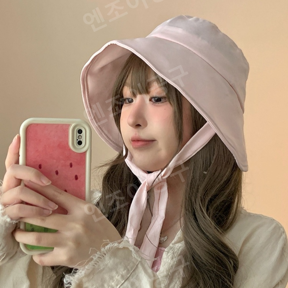 용감무쌍 용수정 김용림 황재림 리본 모자 벙거지 자외선 빅사이즈 의상 옷 패션 - 상품 이미지