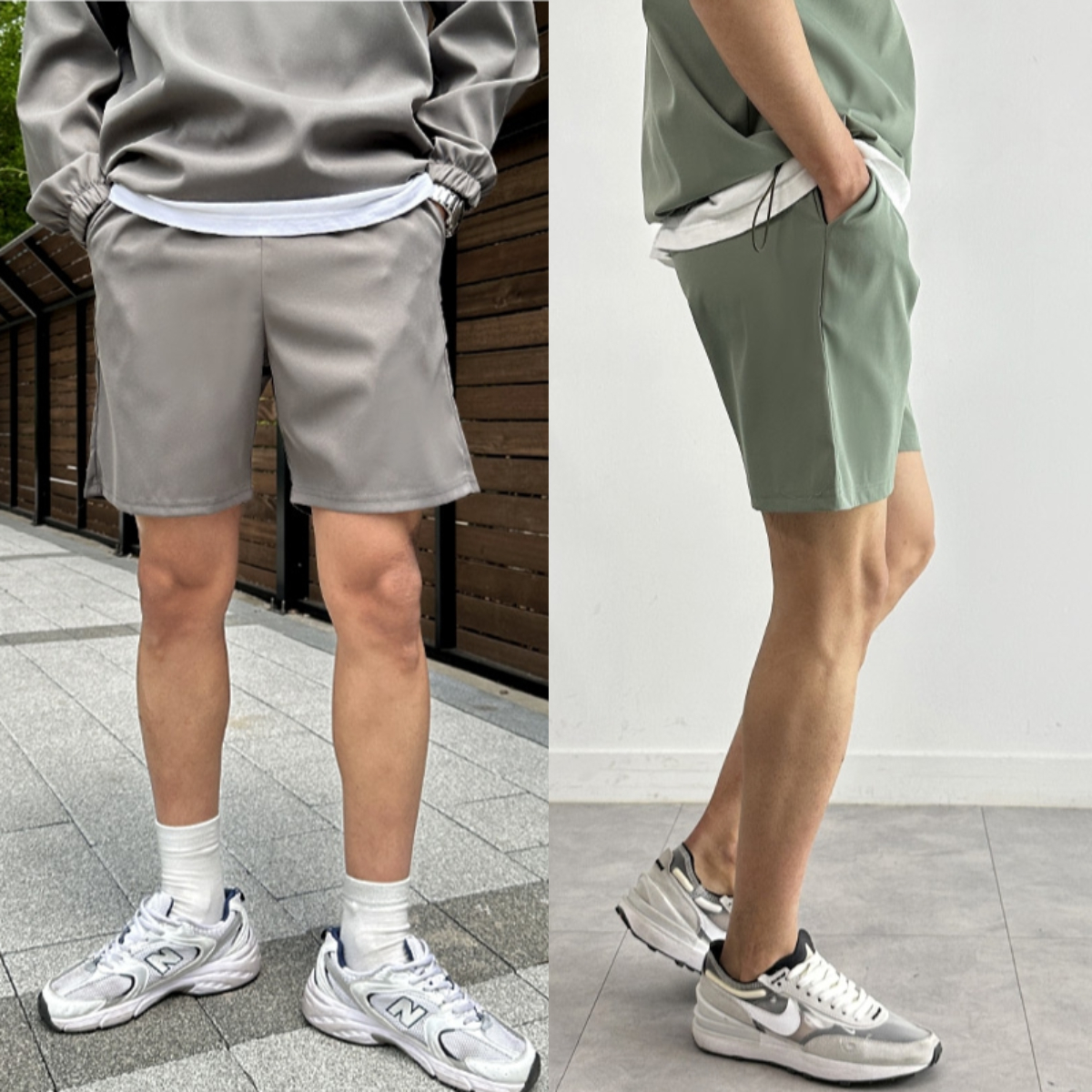 남자 에이로드 5부 반바지 트레이닝팬츠 28-40 빅사이즈 - 메인 이미지