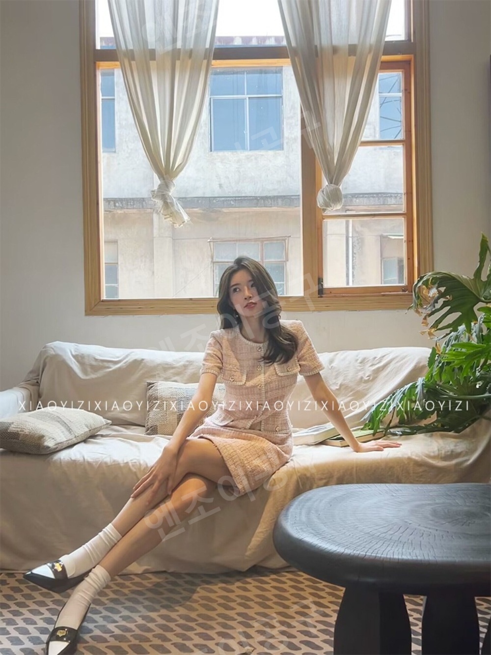 하입보이스카웃 6화 유정 트위트 원피스 세련된 캐주얼 의상 옷 패션 - 상세 이미지 2
