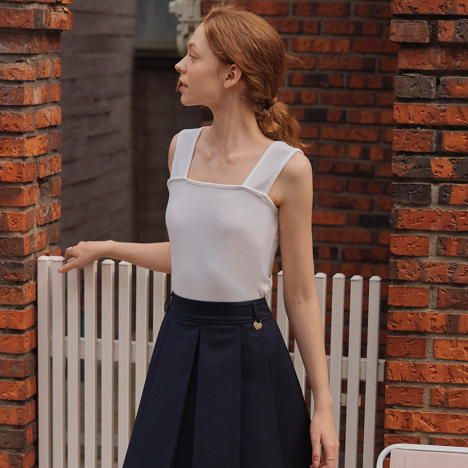 [제로스트릿][3컬러] 베이직 나시 티셔츠 BASIC SLEEVELESS T-SHIRT - 상세 이미지 5