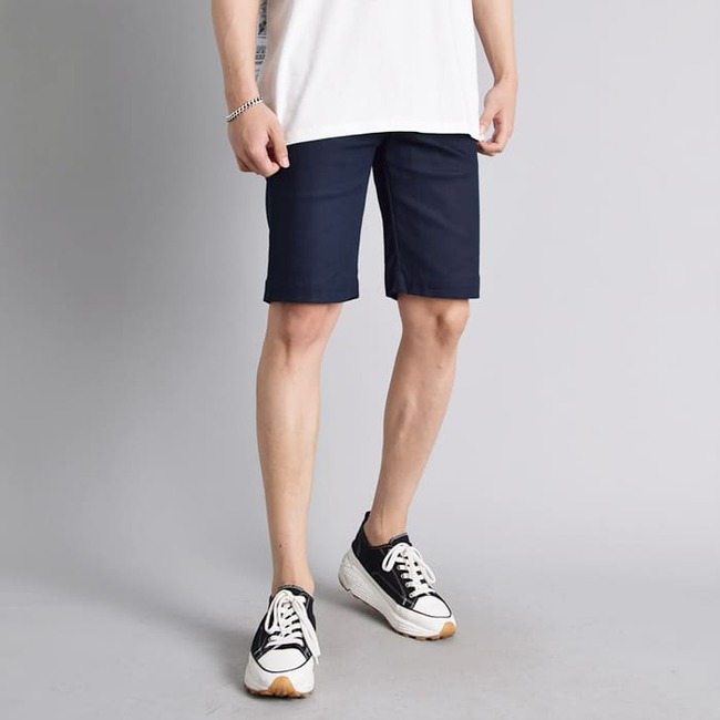 남자 류드 여름 5부 면 스판 슬랙스 반바지 28-36 - 상세 이미지 5