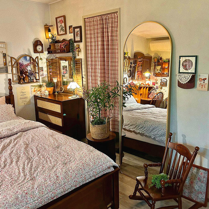 삼익가구 뉴어 대형 와이드 비산방지 전신거울 400