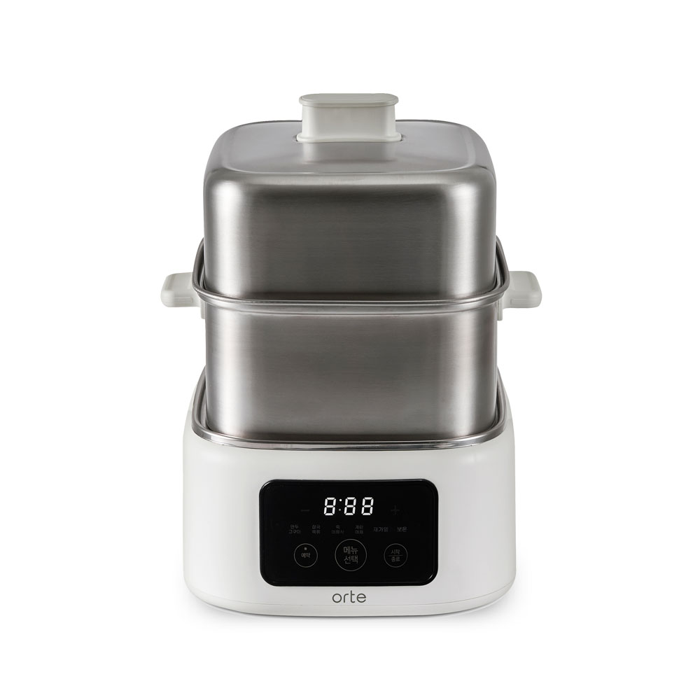 오르테 FULL 스텐 전기 찜기 멀티 쿠커 스팀 계란 달걀삶는기계 고구마