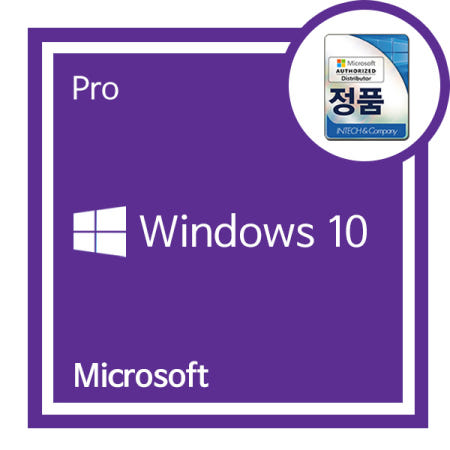 마이크로소프트 Windows 10 Pro 한글 64bit DSP (윈도우10 프로)