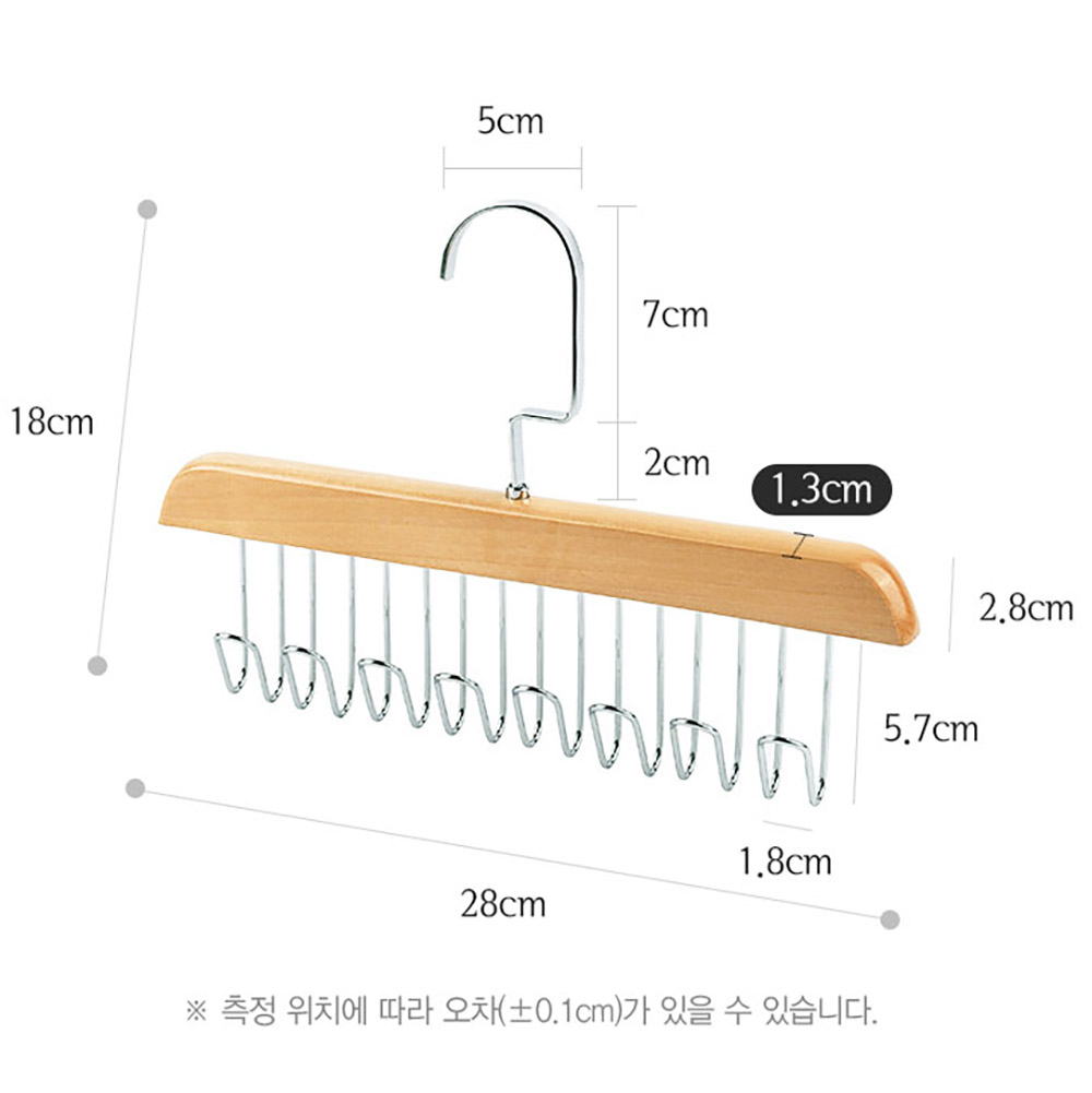 수영복걸이 수영복옷걸이 속옷 8후크 - 상세 이미지 2