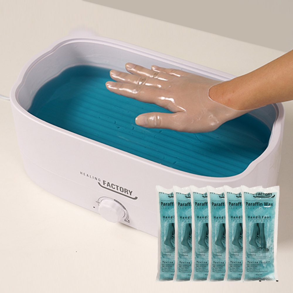 대용량 파라핀용해기 파라핀베스+왁스 6개 가정용 손발 테라피 욕조 기계 제품 이미지