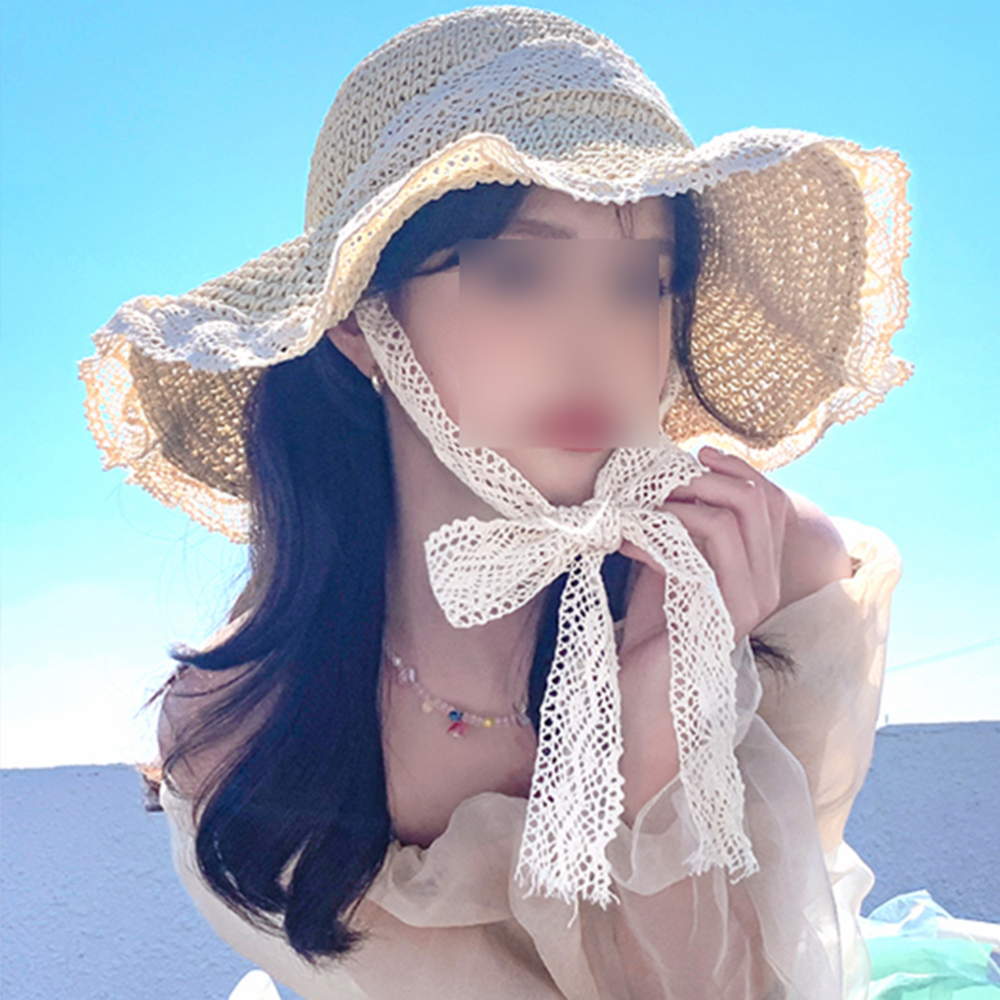 해변 모자 여름 챙넓은 예쁜 휴양지 여행 바캉스 비치 챙 해외 동남아 여행용 20대 여성 - 상품 이미지