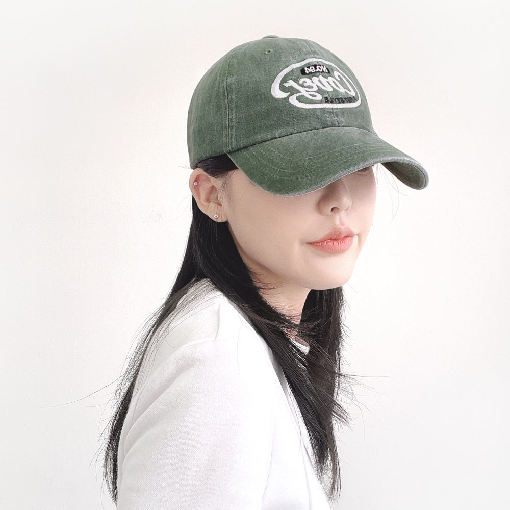 커버 빈티지 피그먼트 워싱 남자 여자 볼캡 모자 - 상세 이미지 2