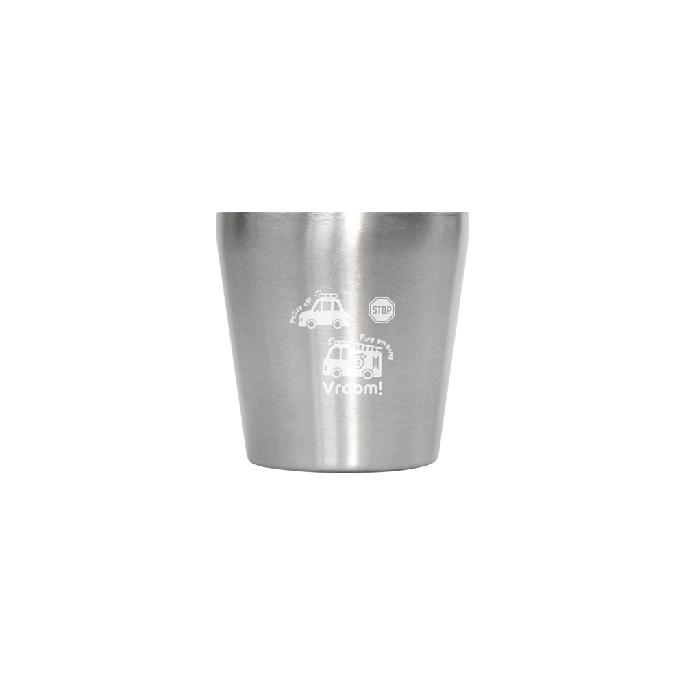 부릉부릉 논슬립 스텐 뚜껑컵 어린이집 유치원 양치 유아물컵 자동차 한손컵 175ml, 1개 이미지 7