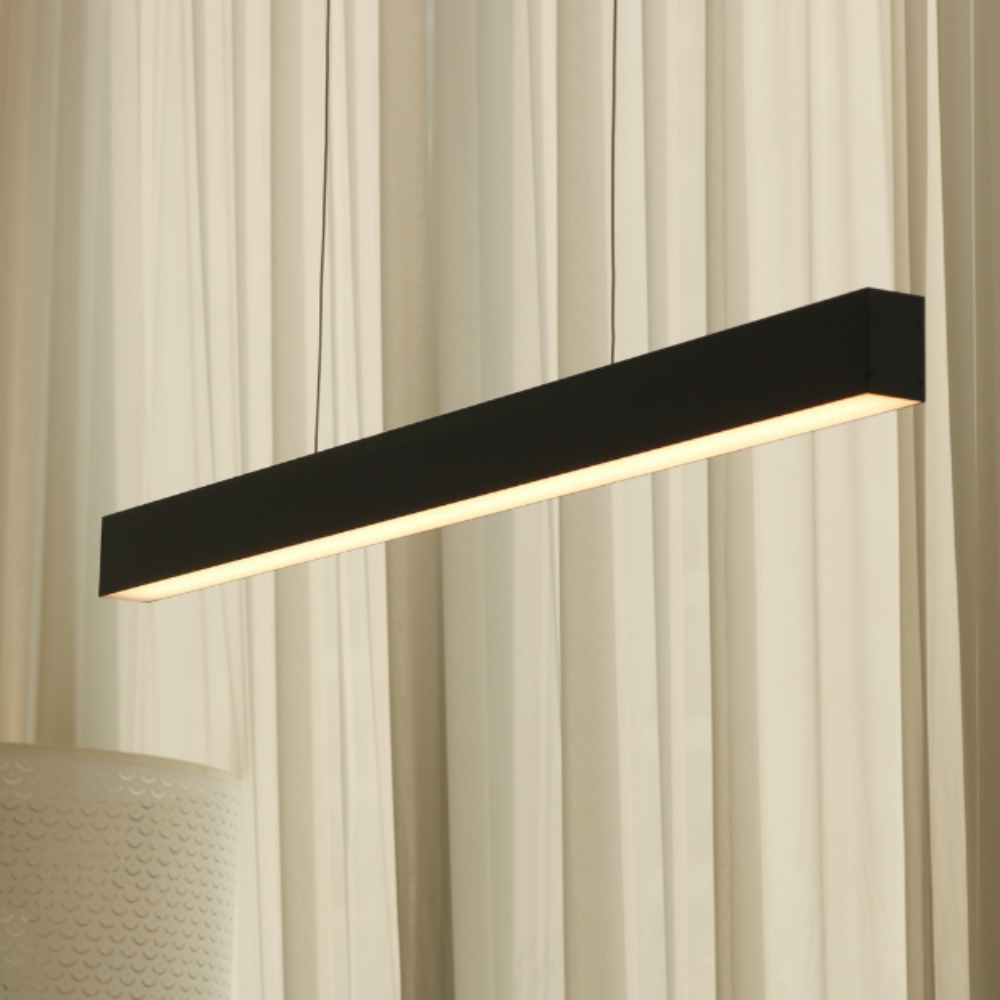무료+당일발송 6인용식탁등 LED 국산 펜던트 조명 주방 식탁등 1200MM/실버/주백색 이미지 6