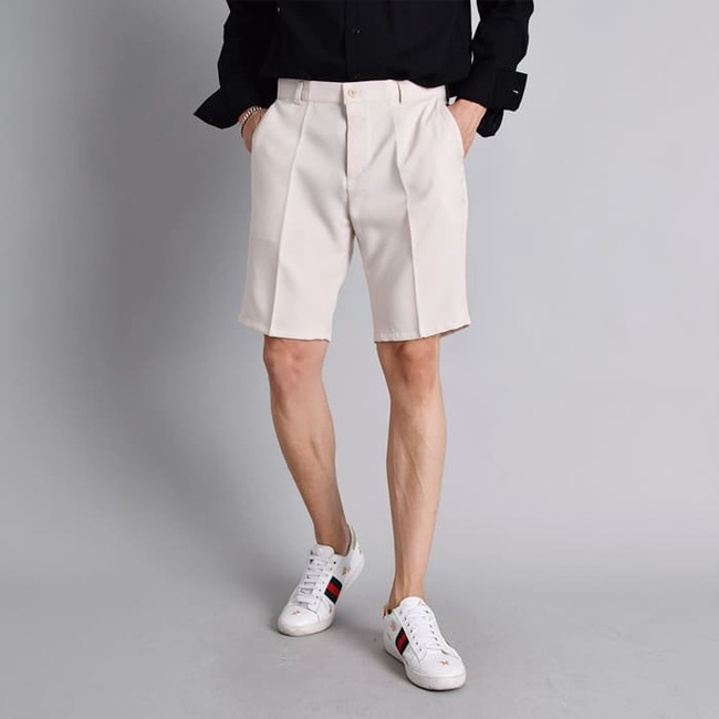 남자 로레 여름 5부 스판 슬랙스 반바지 28-38 - 상세 이미지 2