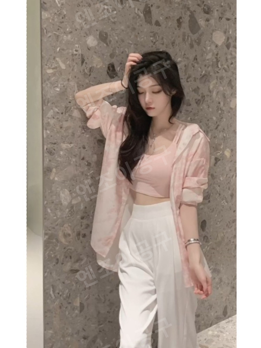 동상이몽2 342회 신기루 셔츠 블라우스 프렌치 자외선 차단 의상 옷 패션 - 상세 이미지 5