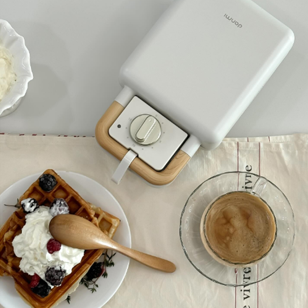 단미 와플 메이커 기계 크로플 샌드위치 붕어빵 파니니 1구 타이머 SAN03