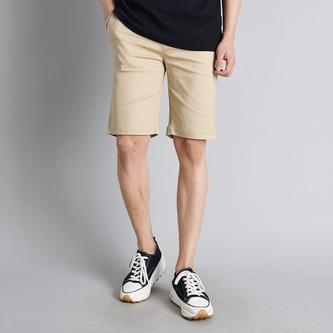 남자 류드 여름 5부 면 스판 슬랙스 반바지 28-36 - 상세 이미지 3